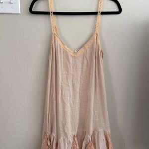 Free people lace slip dress